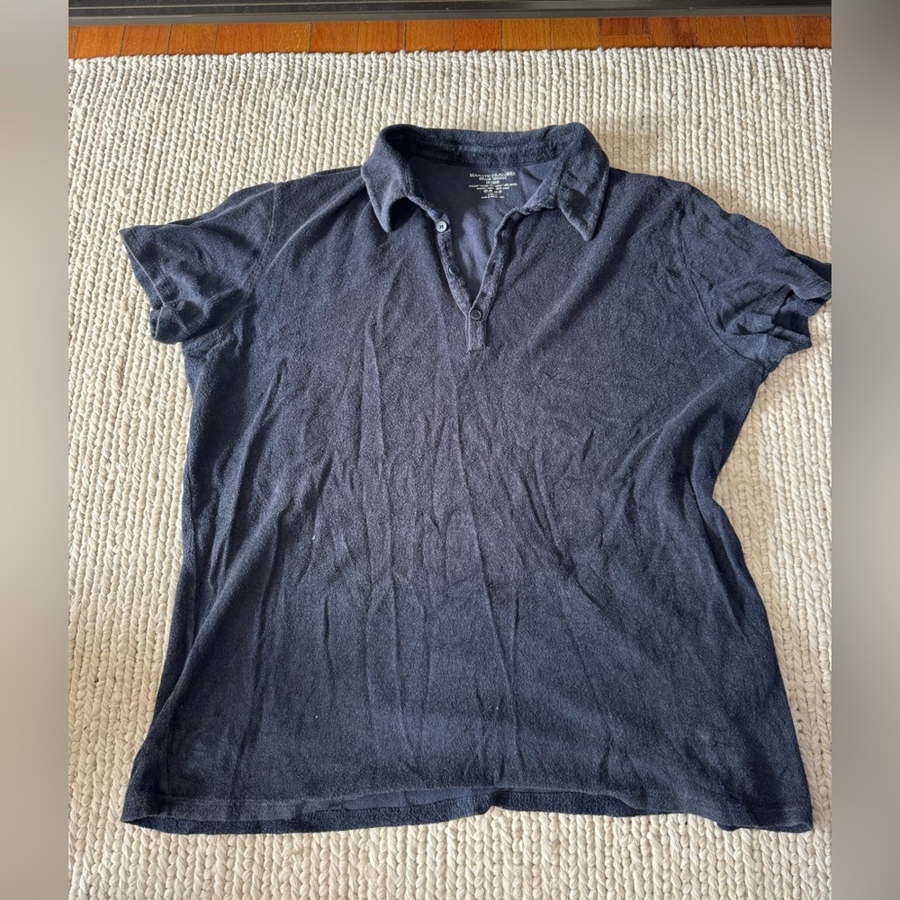 Majestic Filatures Collared T Shirt
